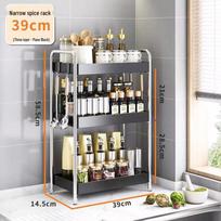 Multifunctional Bamboo Kitchen Countertop Spice Rack