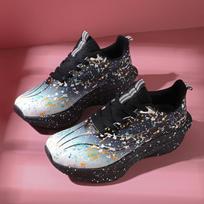 Plus Size Luminous Carbon Plate Marathon Running Shoes for Couples 41