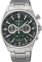 SEIKO Quartz Chronograph Watch Deep Green Made in Japan SSB405