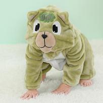 Toddler Animal Hooded Onesie Flannel Jumpsuit Cozy Autumn Winter Sleepwear for Kids 70
