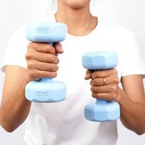 Colorful Cement Dumbbells for Women and Children: Ideal for Sports, Fitness, and Arm Training 1kg