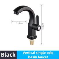 Patvarus vienos šalto vandens vonios maišytuvo vožtuvas Greitai atidaromas kriauklės maišytuvas Baseino čiaupas