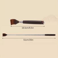 Telescopic Magnetic Ball Hackle Back Scratcher Extendable Back Massage Scratcher Portable Itch Relief Tool