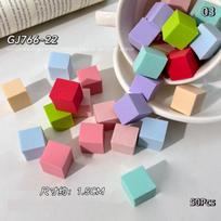 50Pcs Colorful Square Triangle Nail Art Sponges Gradient DIY Gel Polish Manicure Painting Supplies