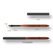 Wooden UV Gel Nail Brush Mixed Gradient DIY Painting Pen For Nail Art Design Tip Display Professional Manicure Drawing Tool