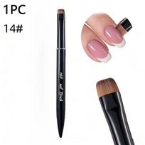 French Nail Brush Multi-Function Fine Brush Head for Gel & Acrylic Nails Precise Cleaning Manicure Tool