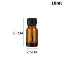 5/10/15/20/30/50/100ml Amber Clear Refillable Nail Polish Bottles with Brush Cap Empty Touch Up Storage Pots DIY Craft Container