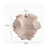 Ceramic Vase Folded and Wrinkled Irregular Buds Flower Vase Flowerpot Wave-like Folds Vases Home Decoration Accessories
