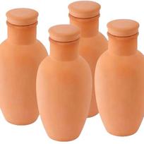 4Pcs Terracotta Material Automatic Self Watering Spikes Consistent Supply Versatile Usage Automatic Irrigation System