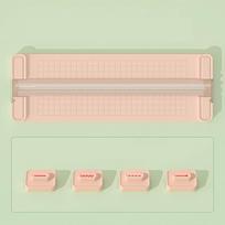 Anti-Slip Manual Paper Trimmer Bidirectional Cutting Shredder 4-in-1 Paper Cutter  Business Use