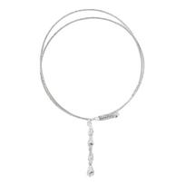 Sparkling Zircon Crystal Necklace Water Drop Women Neck Jewelry Rhinestone Choker  Gifts