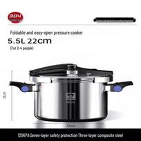 KOBACH German Style 304 Stainless Steel Pressure Cooker
