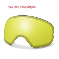 Anti-Fog Ski Goggles Lens UV400 Winter Snowboard Only Lens Outdoor Sport Ski Snowmobile Dustproof Detachable Replacement Lens
