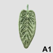 Leaf-Shaped Hanging Hand Towel Soft Coral Fleece Tea Towels Super Absorbent Bath & Kitchen Towel Decorative Towels Home Decor