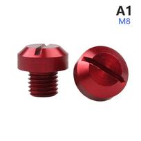 2Pcs Anti-Rust Motorcycle CNC Aluminum M10 x 1.25 Rear view Mirror Hole Plugs Screws Rearview Mirror Holder