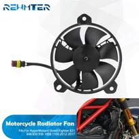Motorcycle Radiator Water Tank Fan Cooling Cooler For Hyper Motard Street Fighter 821 848 850 936 1098 1100 2012-2015 2016 2017 Cooling fan