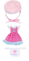 Lil' Lil' Fairilu Fairilu Doll Dress Mash Cafe Apron Dress FOD-03
