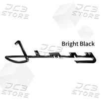3D Car Styling Emblem Fender Side Rear Bumper Trunk Metal Sticker For Suzuki Jimny Logo Swift Sport Grand Vitara Sx4 matinė juoda spalva