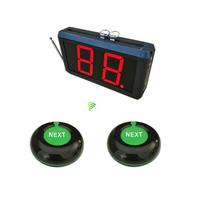 Take A Number 2-Digit Display With Next Control Button Ticket Turno Wireless Guest Waiting System Queue Management Machine US