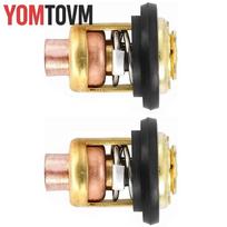 2Pcs Thermostat Seal Kit with Temperature Range: 60℃/140℉ For Ford Mercury 125HP 135HP 140HP 150HP 175HP 200HP 225HP Car Parts
