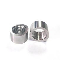 2pcs M18x1.5 02 Oxygen Sensor Base Gap Curve Notched Nut Weld Bung Bsae Round Nut