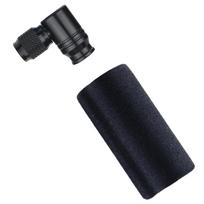Mini Quick Fill CO2 Bike Inflator 360 Swivel Head Aluminum for 16g Threaded Cartridges Presta/Schrader Valves for Road MTB Bike A2