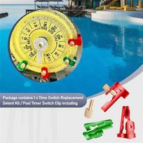 T02C!Time Switch Replacement Trippers Kit/Pool Timers On Off Clips For Intermatic 156T1978A For T100 Series Timers (as the picture,NONE)