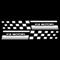 2pcs Car Side Window B Pillar Emblem Decortion Sticker for KIA Sportage Niro Rio Ceed Cerato Soul Sorento Picanto Sonic Cadenza