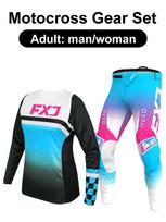 motocross gear set Enduro cross Jersey Pant Kits Racer Gear Set Off-road Mens Kits Women's mountain Downhill Motorcycle MX XXL-38