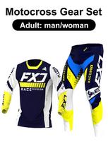 motocross gear set Enduro cross Jersey Pant Kits Racer Gear Set Off-road Mens Kits Women's mountain Downhill Motorcycle MX S-30