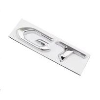 3D Metal GT Logo Letters Car Trunk Emblem Badge For Kia Peugeot 408 508 5008 208 2008 308 T9 3008 GT Sticker Decal Accessories