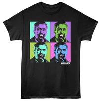 Hammer - Horror Dracula Pop Art - Front Print  Solid Children's T-shirt - Black 130