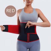 VBOSI Neoprene Waist Trainer for Women Double Compression Zipper Corset Sweat Belt for Workout Postpartum Recovery Slimming Body M