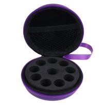1-2ml 10 Bottles Perfume Oil Bag Essential Oil Box PU Portable Essential Oil Case Travel Organizer Carrying Holder Storage Bag