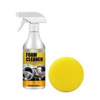 60ml Car Interior Foam Cleaner Eco-friendly Fast-acting Upholstery Dash Vinyl Leather Stain Remover Multifunctional Foaming Cleaner A