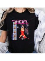 RAFFAELLA CARRA Italijos dainos spaudinio marškinėliai Viršus RAFFAELLA CARRA Trumpomis rankovėmis Unisex marškinėliai Grafiniai Oversize medvilniniai marškinėliai S įvairiaspalvis