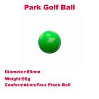 Customizable Park Golf Ball, 4-Piece Set, 60mm, with Personalized Logo žalia/balta