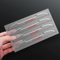 4 vnt. Guminis automobilio durų krašto apsauginis lipdukas Anti-scratch Apsauga Anti-collision Juosta Citroen C3 C4 DS3 C1 Picasso DS3 DS For Citroen skaidri