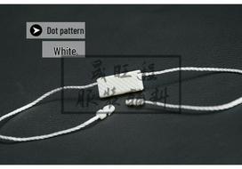 High-Grade Disposable Raised Dot Hang Tag String with Double Insert - In Stock