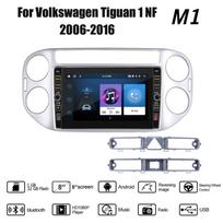 8 colių skirtas Volkswagen Tiguan 1 NF 2006-2016 su mygtuko rankenėle Android automobilio radijo multimedijos grotuvas Navigacija stereo GPS 2 Din 1+32GB 1+32GB