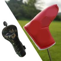 Golf Club Head Cover Protector Fleece Lined Wear Resistant Putter Covers FW