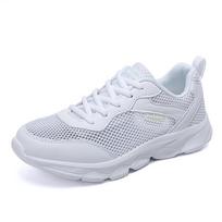 Summer Running Shoes Women's Mesh Breathable Casual Sneakers 2024 Female Lace-up Vulcanized Shoes Plus Size 41 Zapatos De Mujer 35