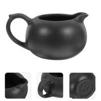 Ceramic Milk Jug Honey Pitcher Coffee Small Pot Container Syrup Large Gravy Dispenser Creamer with Handle Ceramics Lovers