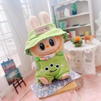 Mielas 17 cm lėlės kostiumo drabužių aprangos aksesuaras mini pliušinių lėlių idol medvilnės lėlių dovana vaikams for 17cm labubu doll