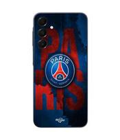 Phone Case - Maniacase - Samsung Galaxy A16 - Silicone - Paris Saint Germain Logo - Soft juoda