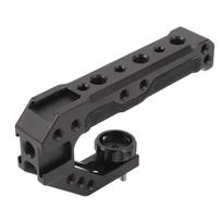 Camera Cage Top Handle Aluminum Alloy Silicone Video Stabilizing Rig Grip with 14 38 Inch Screw