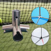 Badminton Net Connector Easy Setup Professional Lightweight Replacement Portable Aluminum Alloy Inner Dia 1.9 cm