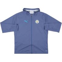 Puma Manchester City 2024-25 Comfortable Hooded Zip Logo Jacket Unisex Jacket 777563-12 XL