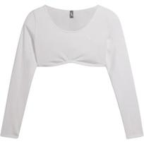 Puma X Pamela Reif Collaboration FW24 Comfort Fashionable Versatile Long Sleeve Cropped Top Women tops White 526818-02 XS