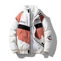 New Winter Hong Kong Style Men's Fashion Thickened Trendy Couples Men's and Women's Cotton Coat S balta